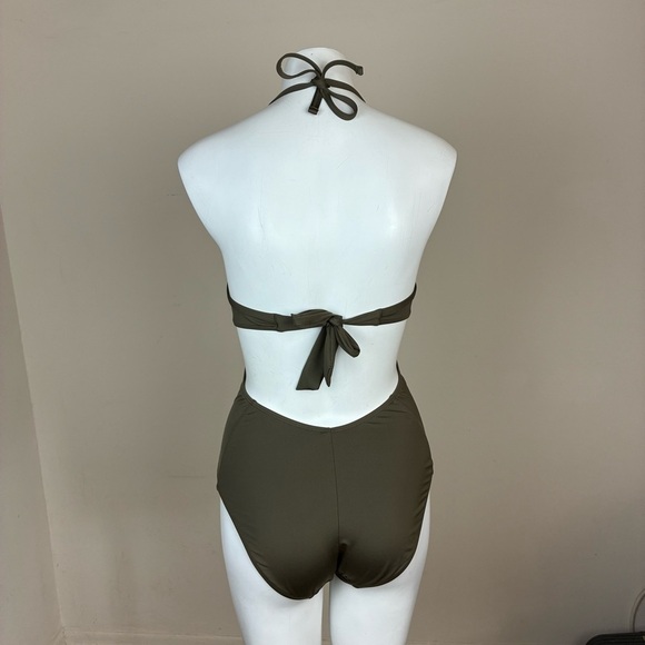 Kenneth Cole Strappy Cutout Swimsuit Women's Minimal Sexy Resortwear Beach - Picture 9 of 12